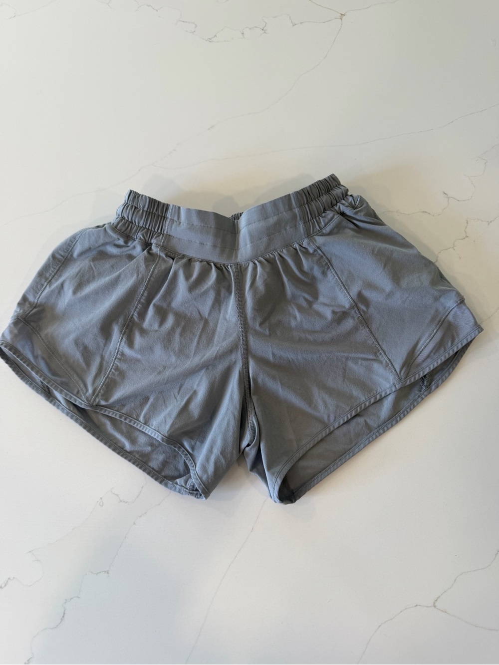 lululemon athletica Hottie Hot 4” Gray Run Shorts